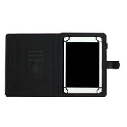 For 10 inch Tablet PC Universal Coloured Drawing Pattern Horizontal Flip Leather Case with Holder & Card Slot(Romantic Tower)