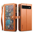 For Google Pixel 6 Pro ESEBLE Star Series Lanyard Zipper Wallet RFID Leather Case(Brown) - Google Cases by ESEBLE | Online Shopping South Africa | PMC TechLife | Buy Now Pay Later Mobicred