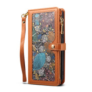 For Google Pixel 6 ESEBLE Star Series Lanyard Zipper Wallet RFID Leather Case(Brown)