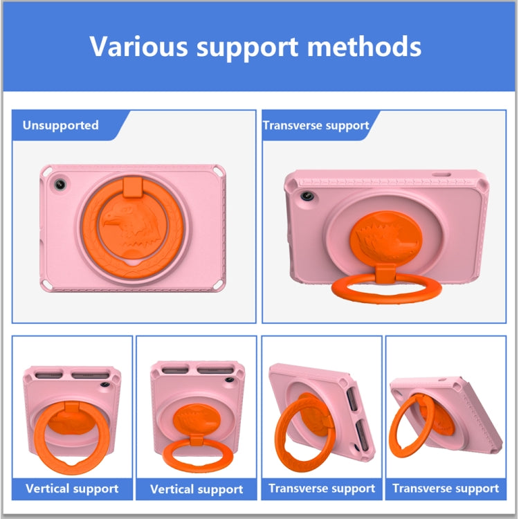 For Amazon Kindle Fire HD7 2022 EVA + PC Shockproof Tablet Case with Water-resistant Frame(Pink)