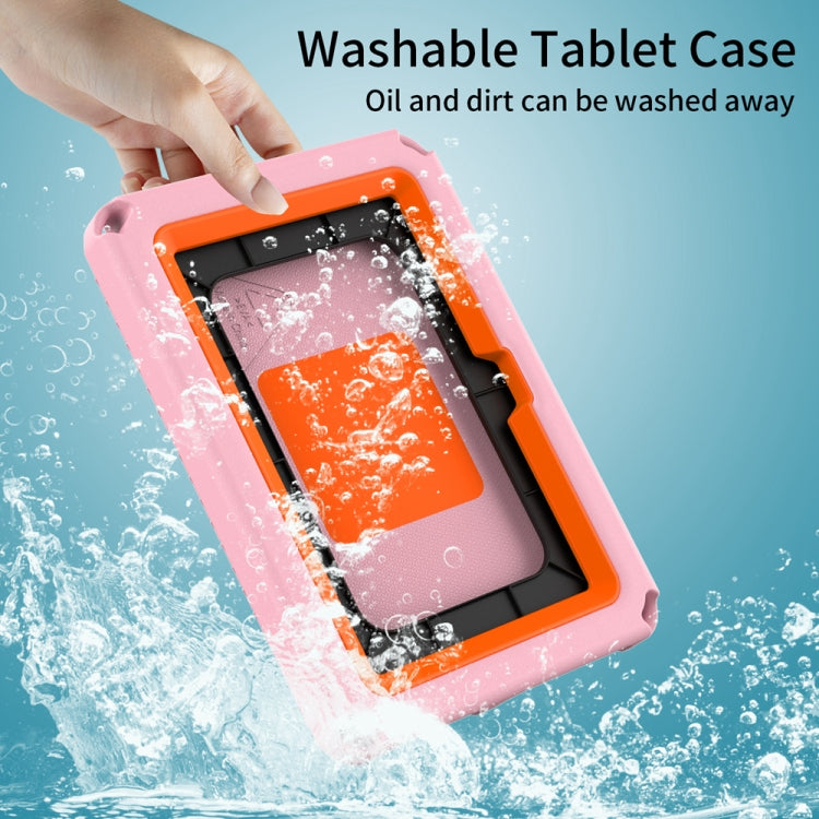 For Amazon Kindle Fire HD7 2022 EVA + PC Shockproof Tablet Case with Water-resistant Frame(Pink)