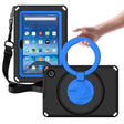 For Amazon Kindle Fire HD7 2022 EVA + PC Shockproof Tablet Case with Waterproof Frame(Black) - Amazon by PMC TechLife | Online Shopping South Africa | PMC TechLife | Buy Now Pay Later Mobicred
