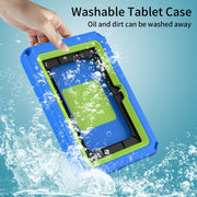 For Amazon Kindle Fire HD7 2022 EVA + PC Shockproof Tablet Case with Water-resistant Frame(Blue)
