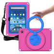 For Amazon Kindle Fire HD7 2022 EVA + PC Shockproof Tablet Case with Waterproof Frame(Rose Red) - Amazon by PMC TechLife | Online Shopping South Africa | PMC TechLife | Buy Now Pay Later Mobicred