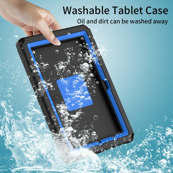 For Amazon Kindle Fire HD10 2021 EVA + PC Shockproof Tablet Case with Water-resistant Frame(Black)