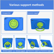For Amazon Kindle Fire HD10 2021 EVA + PC Shockproof Tablet Case with Water-resistant Frame(Blue)