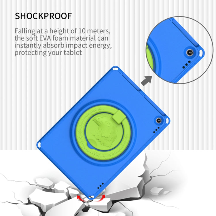 For Amazon Kindle Fire HD10 2021 EVA + PC Shockproof Tablet Case with Water-resistant Frame(Blue)