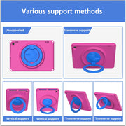 For Amazon Kindle Fire HD10 2021 EVA + PC Shockproof Tablet Case with Water-resistant Frame(Rose Red)