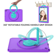For Amazon Kindle Fire HD10 2021 EVA + PC Shockproof Tablet Case with Water-resistant Frame(Purple)