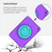 For Amazon Kindle Fire HD10 2021 EVA + PC Shockproof Tablet Case with Water-resistant Frame(Purple)