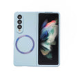 For Samsung Galaxy Z Fold4 Skin Feel MagSafe Magnetic Phone Case(Blue) - Galaxy Z Fold4 5G Cases by PMC TechLife | Online Shopping South Africa | PMC TechLife