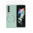 For Samsung Galaxy Z Fold4 Skin Feel MagSafe Magnetic Phone Case(Mint Green) - Galaxy Z Fold4 5G Cases by PMC TechLife | Online Shopping South Africa | PMC TechLife