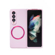 For Samsung Galaxy Z Fold4 Skin Feel MagSafe Magnetic Phone Case(Pink) - Galaxy Z Fold4 5G Cases by PMC TechLife | Online Shopping South Africa | PMC TechLife