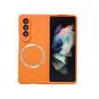 For Samsung Galaxy Z Fold4 Skin Feel MagSafe Magnetic Phone Case(Orange) - Galaxy Z Fold4 5G Cases by PMC TechLife | Online Shopping South Africa | PMC TechLife