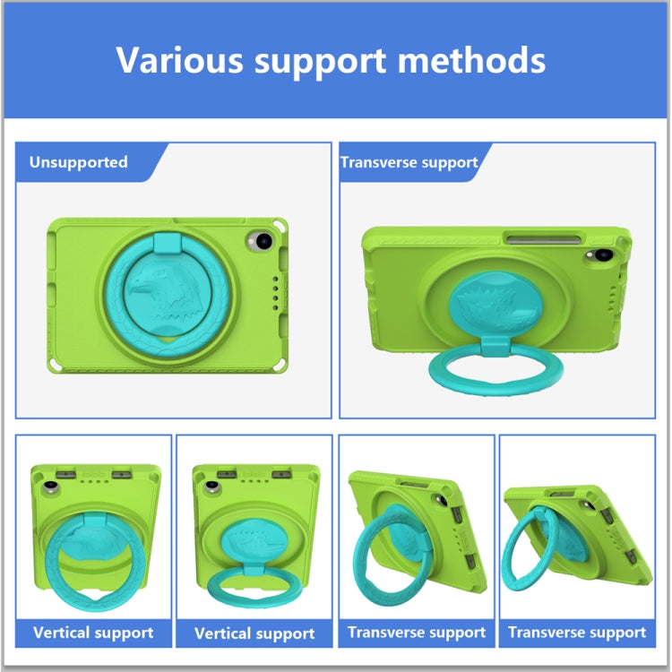 For Lenovo Tab M8 TB-8505 EVA + PC Shockproof Tablet Case without Water-resistant Frame(Grass Green)