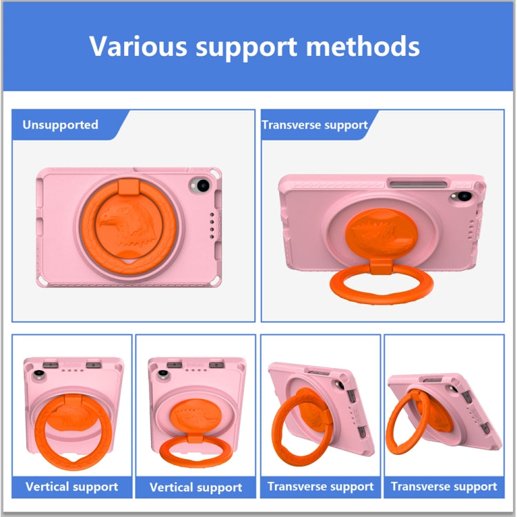 For Lenovo Tab M8 TB-8505 EVA + PC Shockproof Tablet Case without Water-resistant Frame(Pink)