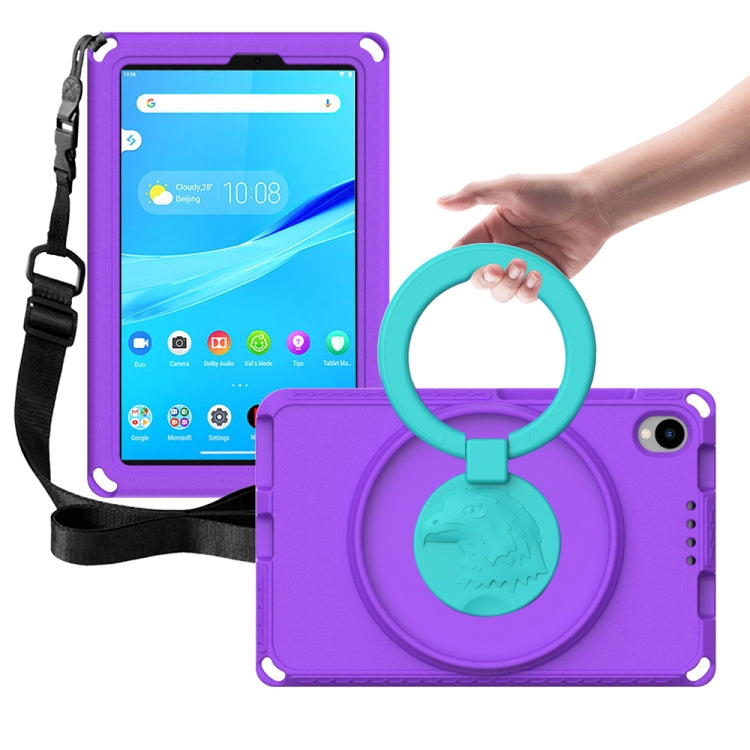 For Lenovo Tab M8 TB-8505 EVA + PC Shockproof Tablet Case without Water-resistant Frame(Purple)