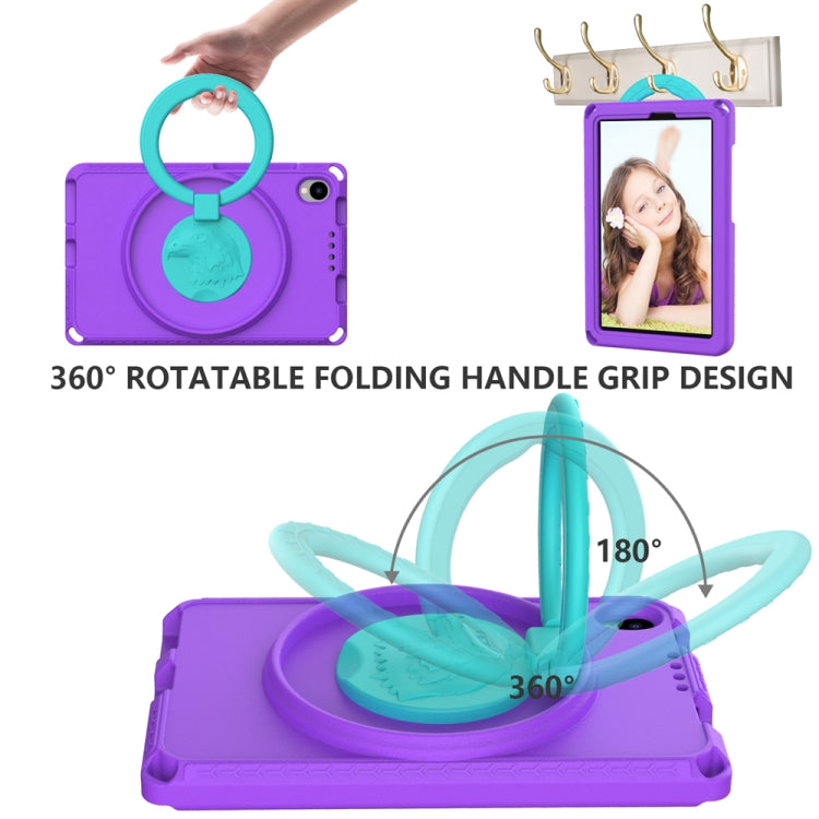 For Lenovo Tab M8 TB-8505 EVA + PC Shockproof Tablet Case without Water-resistant Frame(Purple)