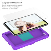 For Lenovo Tab M8 TB-8505 EVA + PC Shockproof Tablet Case without Water-resistant Frame(Purple)