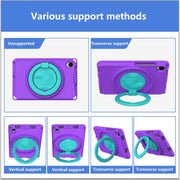 For Lenovo Tab M8 TB-8505 EVA + PC Shockproof Tablet Case without Water-resistant Frame(Purple)