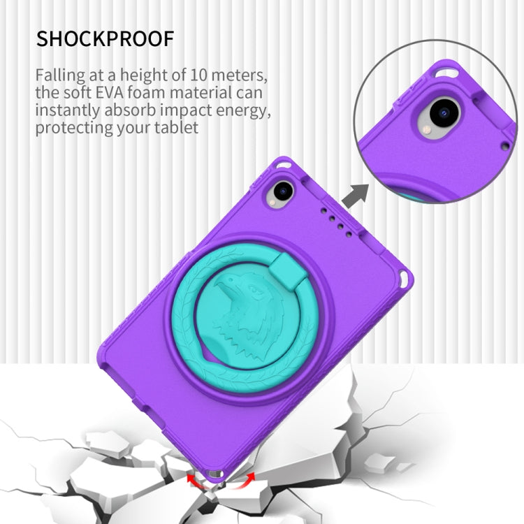 For Lenovo Tab M8 TB-8505 EVA + PC Shockproof Tablet Case without Water-resistant Frame(Purple)