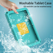 For Amazon Fire HD 8 2020 / HD 8 Plus 2022 EVA + PC Shockproof Tablet Case without Water-resistant Frame(Glacier Green)