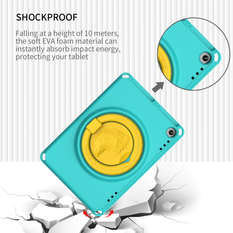 For Amazon Fire HD 8 2020 / HD 8 Plus 2022 EVA + PC Shockproof Tablet Case without Water-resistant Frame(Glacier Green)