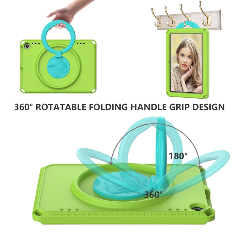 For Amazon Fire HD 8 2020 / HD 8 Plus 2022 EVA + PC Shockproof Tablet Case without Water-resistant Frame(Grass Green)