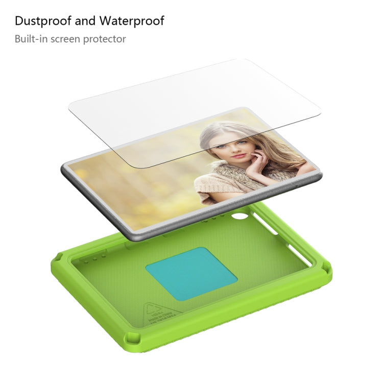 For Amazon Fire HD 8 2020 / HD 8 Plus 2022 EVA + PC Shockproof Tablet Case without Water-resistant Frame(Grass Green)