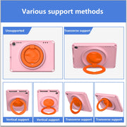 For Amazon Fire HD 8 2020 / HD 8 Plus 2022 EVA + PC Shockproof Tablet Case without Water-resistant Frame(Pink)