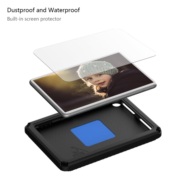 For Amazon Fire HD 8 2020 / HD 8 Plus 2022 EVA + PC Shockproof Tablet Case without Water-resistant Frame(Black)