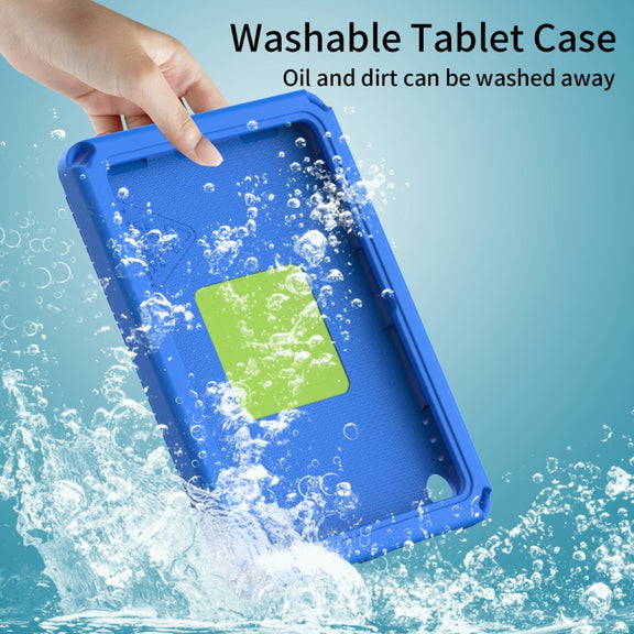 For Amazon Fire HD 8 2020 / HD 8 Plus 2022 EVA + PC Shockproof Tablet Case without Water-resistant Frame(Blue)