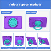 For Amazon Fire HD 8 2020 / HD 8 Plus 2022 EVA + PC Shockproof Tablet Case without Water-resistant Frame(Purple)