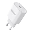 DUZZONA T6 PD 25W USB-C/Type-C Single Port Travel Charger,EU Plug(White) - USB Charger by DUZZONA | Online Shopping South Africa | PMC TechLife | Buy Now Pay Later Mobicred