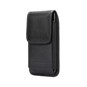 For 6.4-6.9 inch Universal Nylon Cloth Mobile Phone Waist Bag with Card Slot(Black)