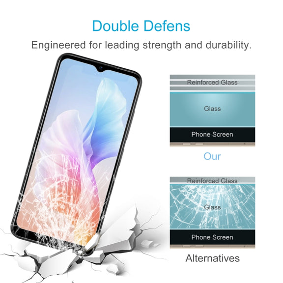 For DOOGEE X98 10pcs 0.26mm 9H 2.5D Tempered Glass Film