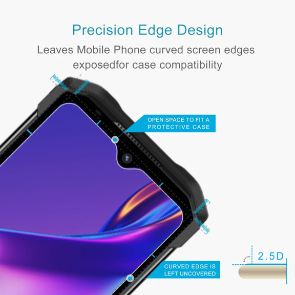 For DOOGEE S99 50pcs 0.26mm 9H 2.5D Tempered Glass Film