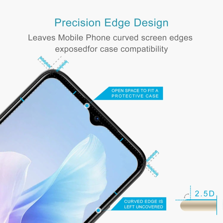 For DOOGEE X98 50pcs 0.26mm 9H 2.5D Tempered Glass Film