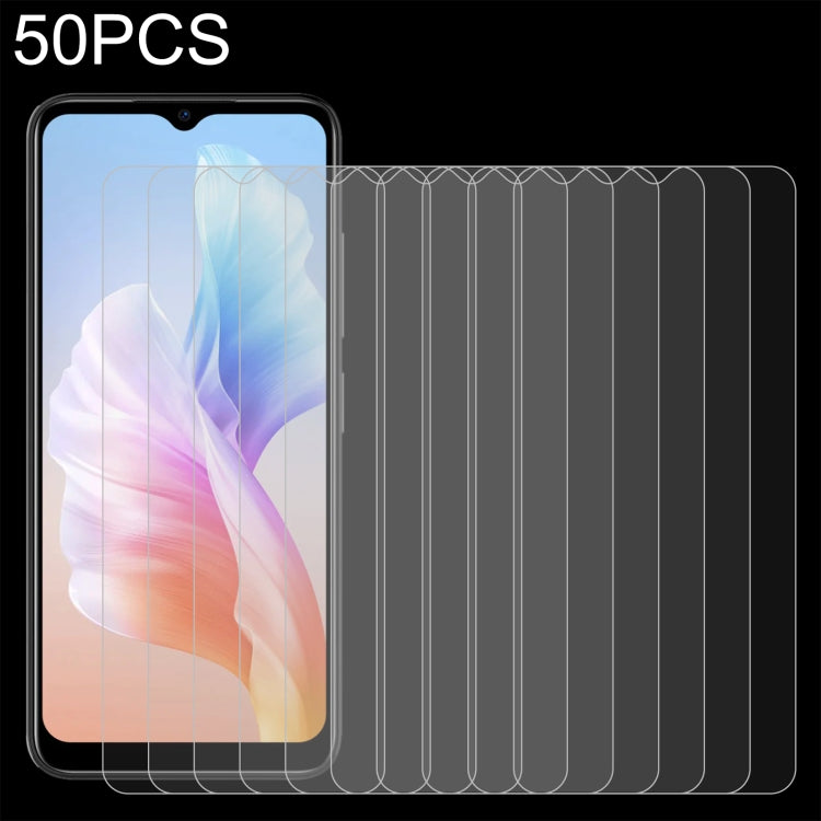 For DOOGEE X98 Pro 50pcs 0.26mm 9H 2.5D Tempered Glass Film