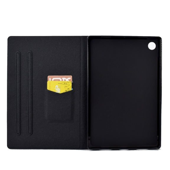For Huawei MatePad T 10 / T 10s Electric Pressed TPU Leather Tablet Case(Butterfly Wolf)