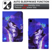 For Huawei MatePad T 10 / T 10s Electric Pressed TPU Leather Tablet Case(Butterfly Wolf)
