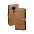 For Oukitel C19 Pro idewei Retro Texture Leather Phone Case(Khaki) - More Brand by idewei | Online Shopping South Africa | PMC TechLife | Buy Now Pay Later Mobicred