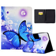 For Amazon Kindle Paperwhite 5 2021 Electric Pressed TPU Smart Leather Tablet Case(Blue Butterfly) - Amazon by PMC TechLife | Online Shopping South Africa | PMC TechLife | Buy Now Pay Later Mobicred