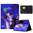 For Amazon Kindle Paperwhite 5 2021 Electric Pressed TPU Smart Leather Tablet Case(Butterfly Wolf) - Amazon by PMC TechLife | Online Shopping South Africa | PMC TechLife | Buy Now Pay Later Mobicred