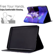 For Amazon Kindle Paperwhite 5 2021 Electric Pressed TPU Smart Leather Tablet Case(Butterfly Wolf)