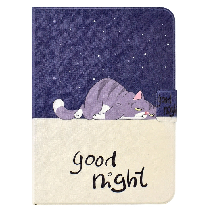 For Lenovo Tab P11 Electric Pressed TPU Smart Leather Tablet Case(Lazy Cat)