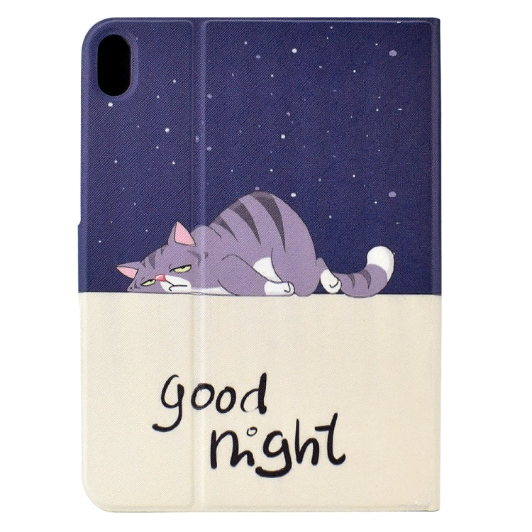 For Lenovo Tab P11 Electric Pressed TPU Smart Leather Tablet Case(Lazy Cat)