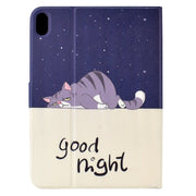 For Lenovo Tab P11 Electric Pressed TPU Smart Leather Tablet Case(Lazy Cat)