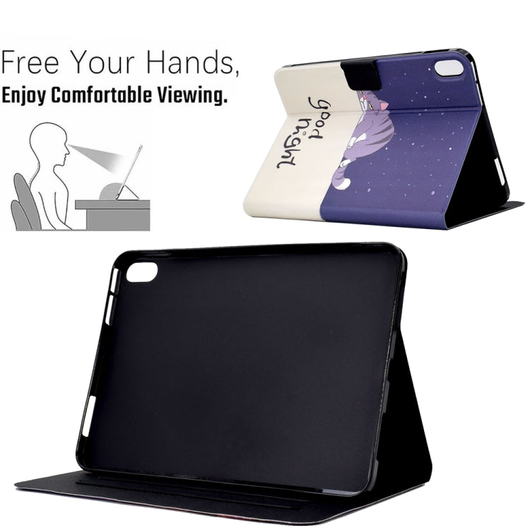 For Lenovo Tab P11 Electric Pressed TPU Smart Leather Tablet Case(Lazy Cat)