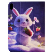 For Lenovo Tab P11 Electric Pressed TPU Smart Leather Tablet Case(Strawberry Bunny)